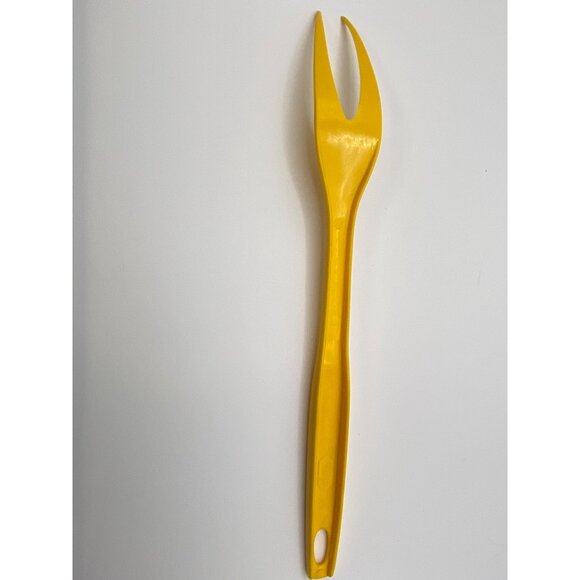 Vintage Foley Yellow Plastic meat Fork 11” - Picture 7 of 10
